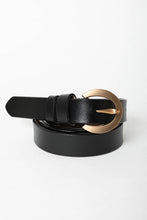 Load image into Gallery viewer, Matte Gold Leather Belt

