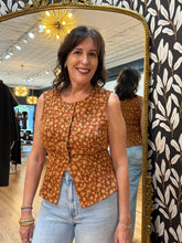 Load image into Gallery viewer, Fall Floral Corduroy Vest