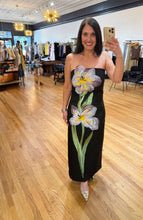 Load image into Gallery viewer, 3D Floral Strapless Dress House of Colour Verified Winter