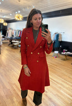Load image into Gallery viewer, Double Breasted Midi Tweed Coat