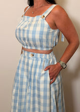 Load image into Gallery viewer, Gingham Crop Top
