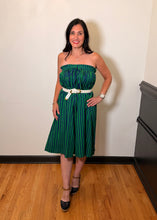 Load image into Gallery viewer, Ink + Alloy Navy &amp; Kelly Green Striped Maxi Skirt
