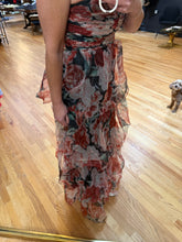 Load image into Gallery viewer, Strapless Organza Floral Maxi
