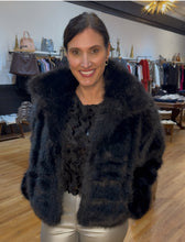 Load image into Gallery viewer, Collared Faux Fur Jacket
