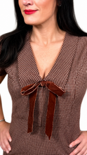 Load image into Gallery viewer, Raisin Plaid Mini Dress
