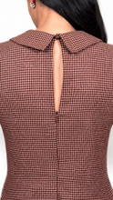 Load image into Gallery viewer, Raisin Plaid Mini Dress
