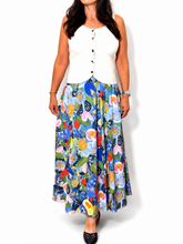 Load image into Gallery viewer, Abstract Floral Maxi Skirt
