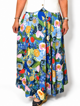 Load image into Gallery viewer, Abstract Floral Maxi Skirt
