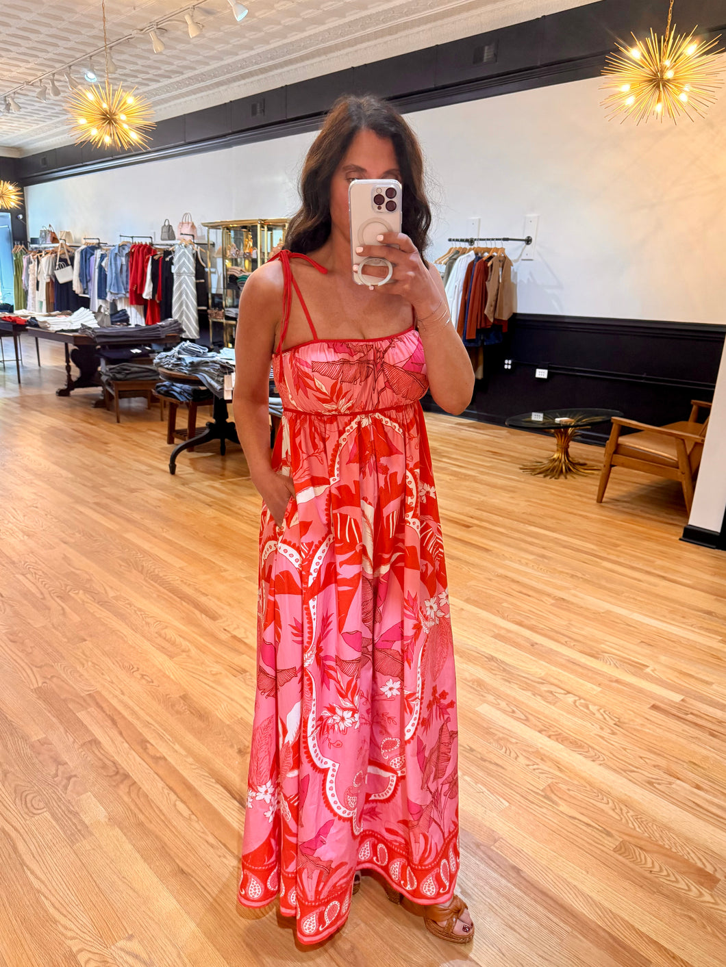Red + Pink Maxi