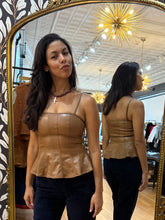 Load image into Gallery viewer, Faux Leather Peplum
