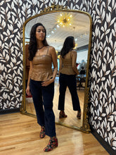 Load image into Gallery viewer, Faux Leather Peplum
