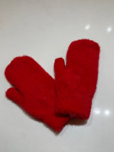 Load image into Gallery viewer, Angora Blend Fuzzy Mittens
