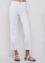 Load image into Gallery viewer, White Straight Leg Jeans
