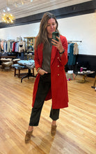 Load image into Gallery viewer, Double Breasted Midi Tweed Coat
