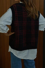 Load image into Gallery viewer, Plaid Sweater Vest
