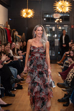 Load image into Gallery viewer, Strapless Organza Floral Maxi
