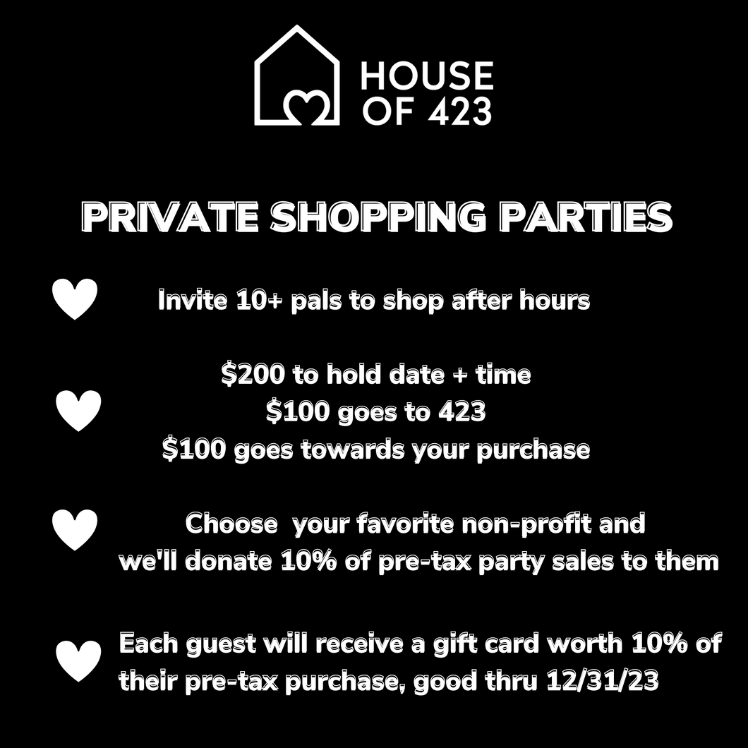 Private Shopping Party