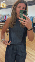 Load and play video in Gallery viewer, Sleeveless Denim Top
