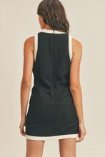 Load image into Gallery viewer, Sleeveless Tweed Mini Dress
