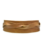 Load image into Gallery viewer, WRAP LEATHER BELT - TAN
